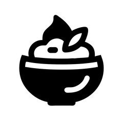 phirni icon  flat vector icon