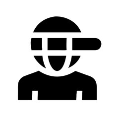 catcher icon  flat vector icon