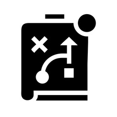 strategy icon  flat vector icon