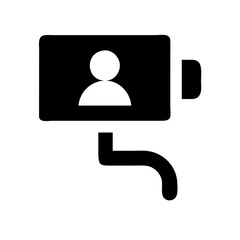 selfie icon  flat vector icon