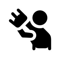 goalkeeper icon  flat vector icon