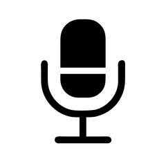 microphone icon  flat vector icon