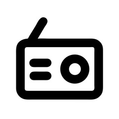 radio icon  flat vector icon