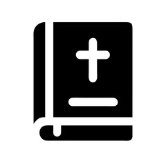 Obraz premium bible icon flat vector icon