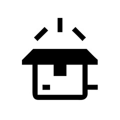 box flat vector icon