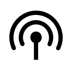 signal icon  flat vector icon