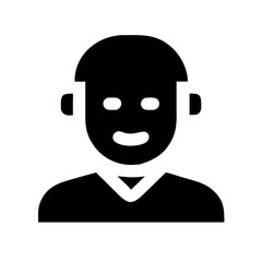 man icon  flat vector icon