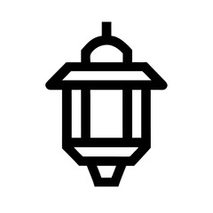 lantern icon  flat vector icon