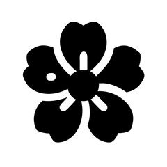 sakura icon flat vector icon