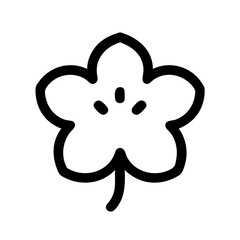 sakura icon flat vector icon