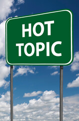 hot topic sign