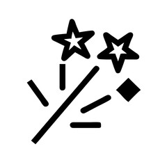 fireworks icon  flat vector icon