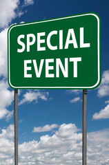 special event sign