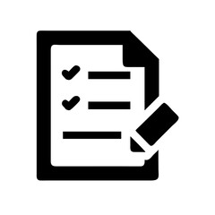 survey icon  flat vector icon