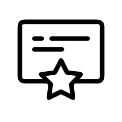 rating icon flat vector icon