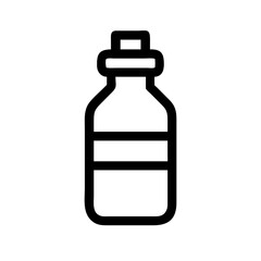 water bottle icon  flat vector icon