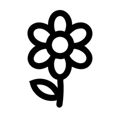flower icon  flat vector icon