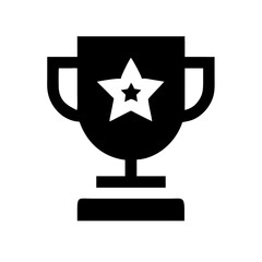 trophy icon  flat vector icon