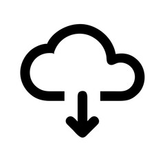 cloud icon  flat vector icon