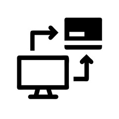 computing icon  flat vector icon