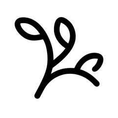 Obraz premium branch icon flat vector icon