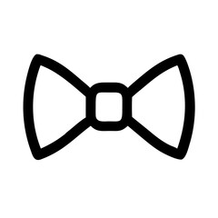 Fototapeta premium bow tie icon flat vector icon