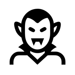 dracula icon  flat vector icon