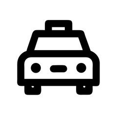 taxi icon  flat vector icon