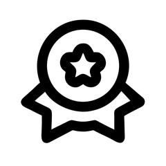 badge icon  flat vector icon