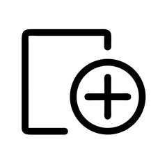 add icon  flat vector icon