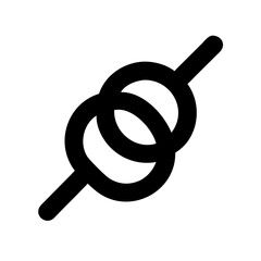 knot icon  flat vector icon