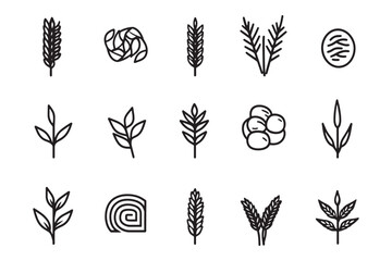 Spelt simple 2D line art design