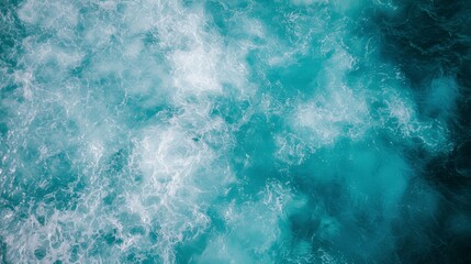 Aerial View of Blue Waters and White Buildings in Santorini, Greece