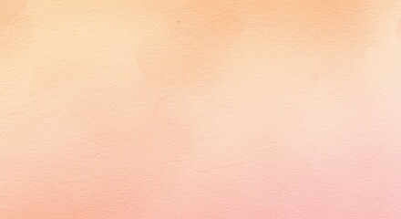 Fototapeta premium Soft Peach and Pink Watercolor Texture Background Subtle Gradient Elegant Design Element