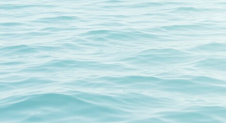 Fototapeta premium Serene Aqua Water Surface Texture Gentle Ripples and Calm Ocean Background