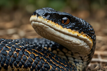 Obraz premium King Cobra Face Close-Up