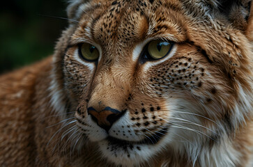 Fototapeta premium Intense Lynx Close-Up