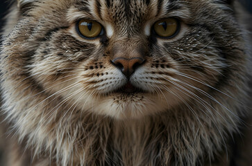 Obraz premium Focused Pallas Cat Gaze