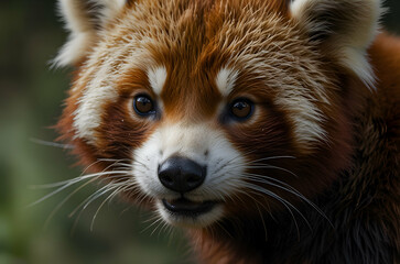 Obraz premium Red Panda Close-Up