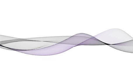 Abstract Wavy Lines Vector Background
