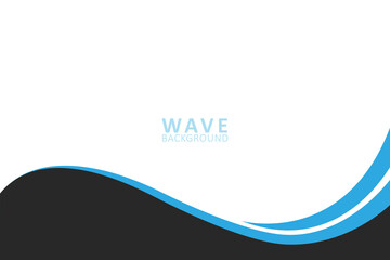abstract blue wave background