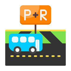Park and ride Icon