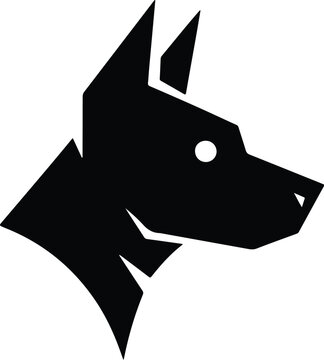 recommend clip art: Dog Head Silhouette Vector | Pet Face Clipart Set Minimal Dog Face Outline | Puppy Head Icon Collection