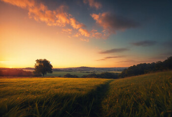 Fototapeta premium Landscape background