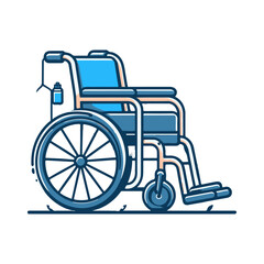 wheelchair illustration design