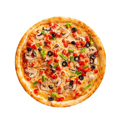 pizza isolated on white background