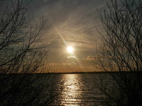 Ein Sonnenuntergang am D&uuml;mmer See