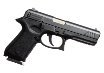 pistol gun isolated on transparent background