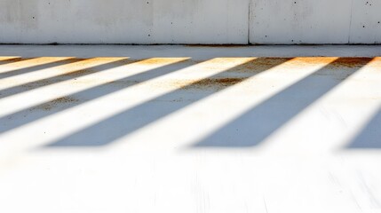 Abstract Parallel Shadows on Concrete Surface