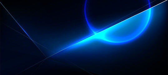 Modern abstract technology background,blue tech banner, corporate business concept, hi-tech abstract background, Digital Ads, business presentation or landing page